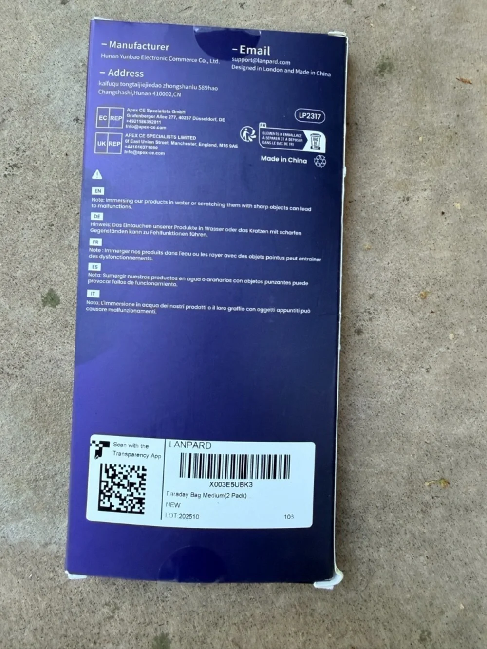 Faraday Pouches Car Fob‎ - RFID Signal Blocking Pack - Medium Size